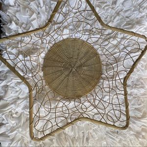 💖Gold star bread basket